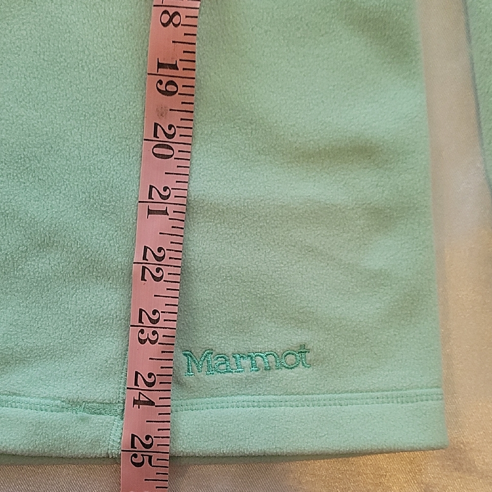 Marmot Light Green Quarter-Zip Pullover - Picture 3 of 8